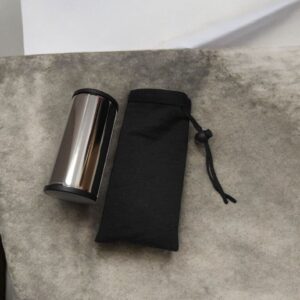 Шейкер музыкальный 10 см хромированный с чехлом